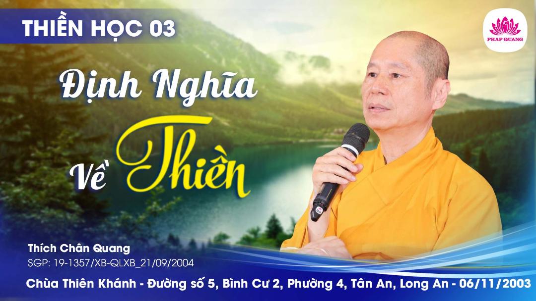 03 Định Nghĩa Về Thiền