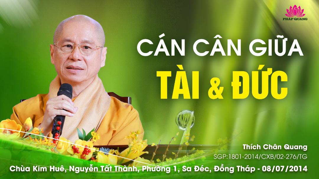 Cán Cân Giữa Tài Và Đức
