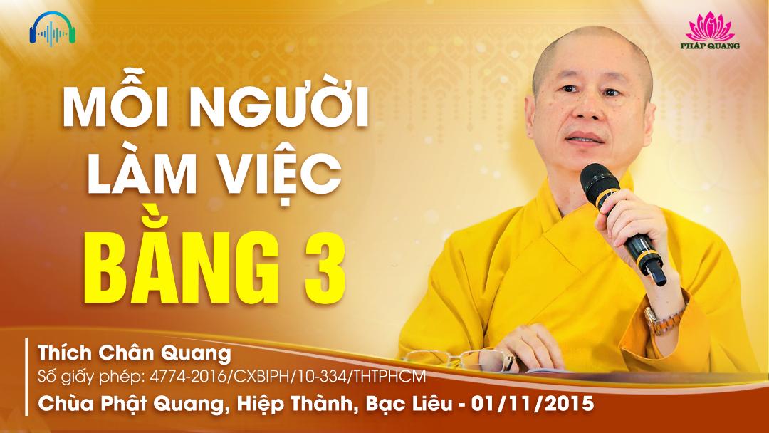Mỗi Người Làm Việc Bằng Ba
