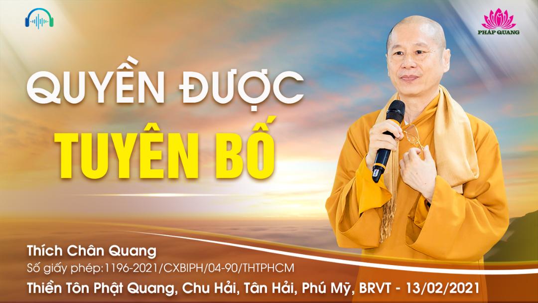 Quyền Được Tuyên Bố