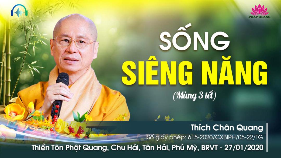 Sống Siêng Năng