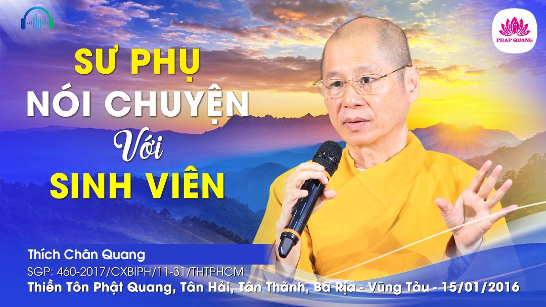 2016-01-15 Sư Phụ Nói Chuyện Với Sinh Viên