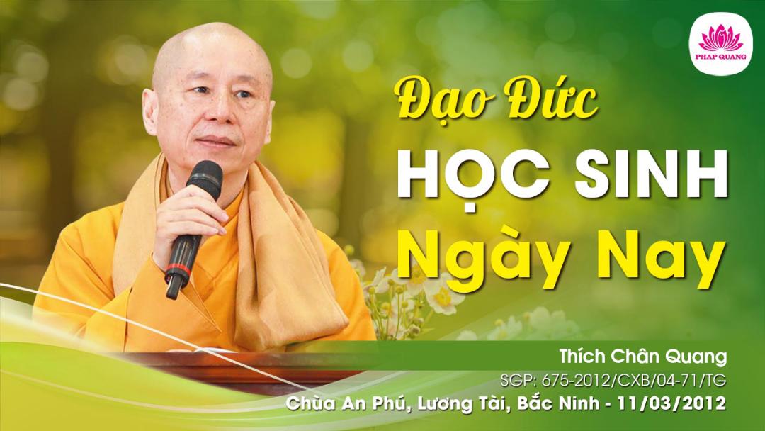 Đạo Đức Học Sinh Ngày Nay