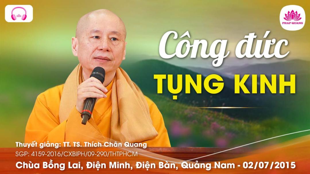 Công Đức Tụng Kinh