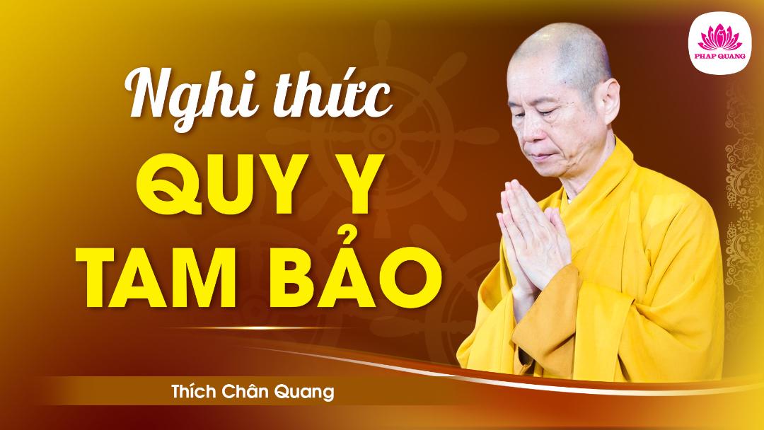 Nghi Thức Quy Y Tam Bảo