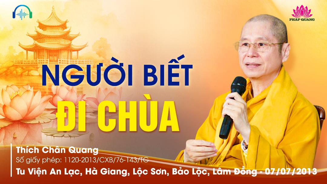 Người Biết Đi Chùa