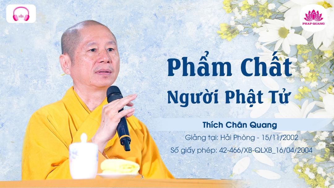 Phẩm Chất Người Phật Tử