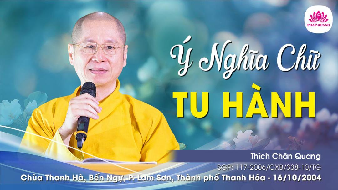 Ý Nghĩa Chữ Tu Hành