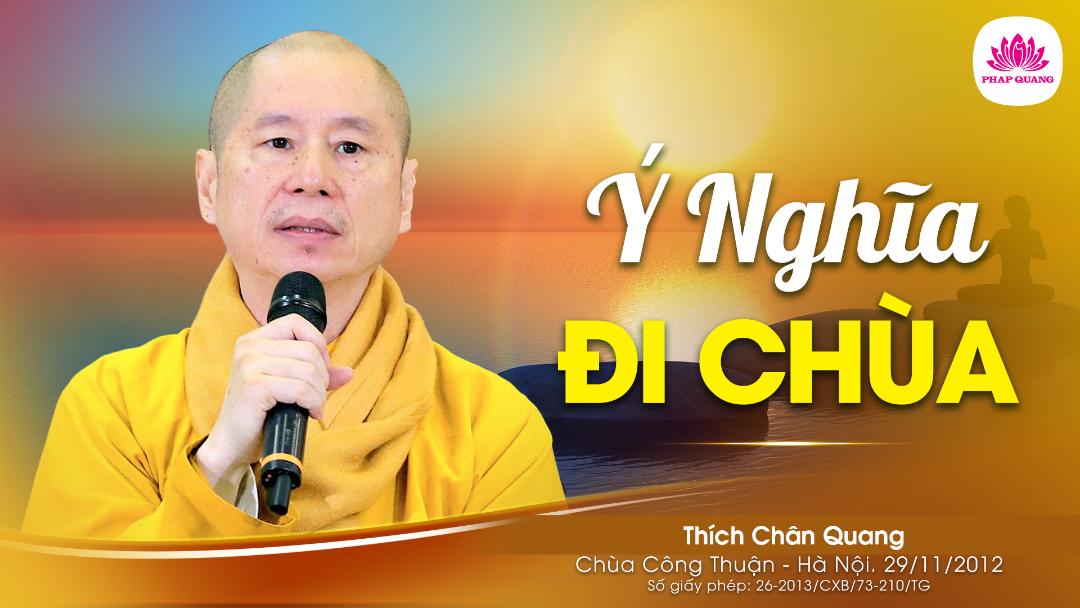 Ý Nghĩa Về Việc Đi Chùa