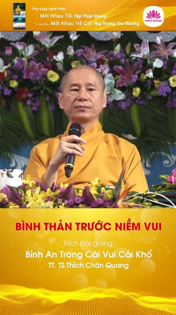 Bình Thản Trước Niềm Vui