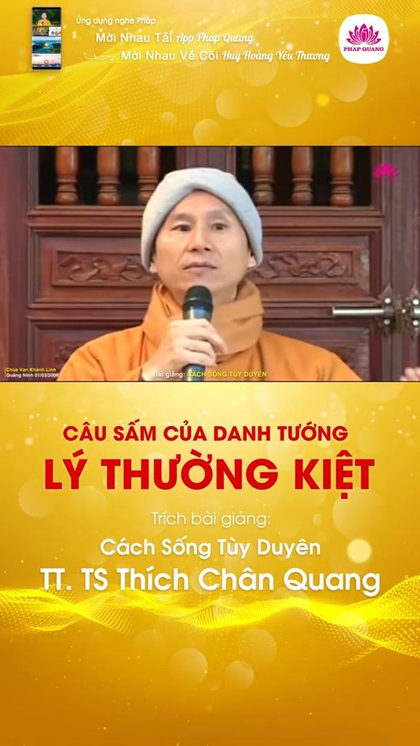 Câu Sấm Của Danh Tướng Lý Thường Kiệt