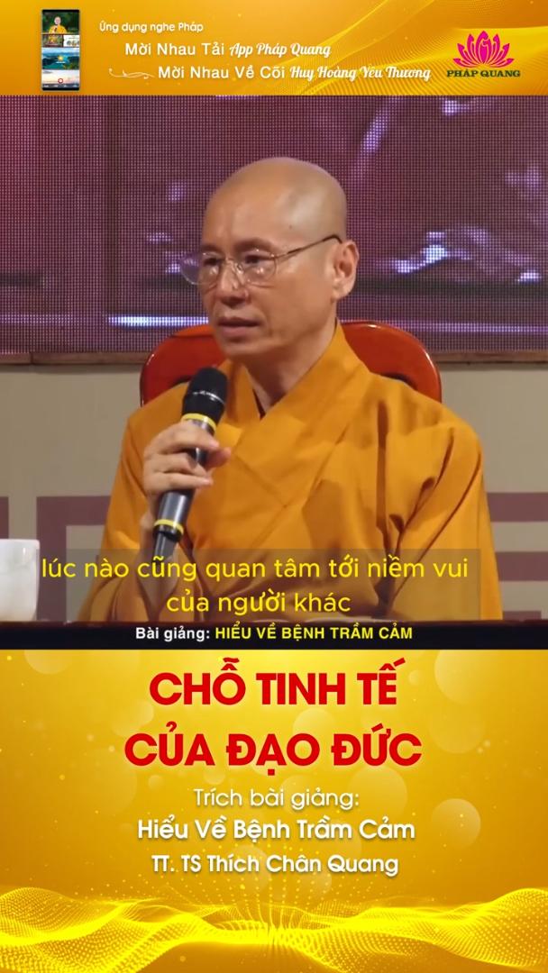 CHỖ TINH TẾ CỦA ĐẠO ĐỨC