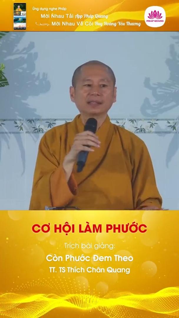 Cơ Hội Làm Phước