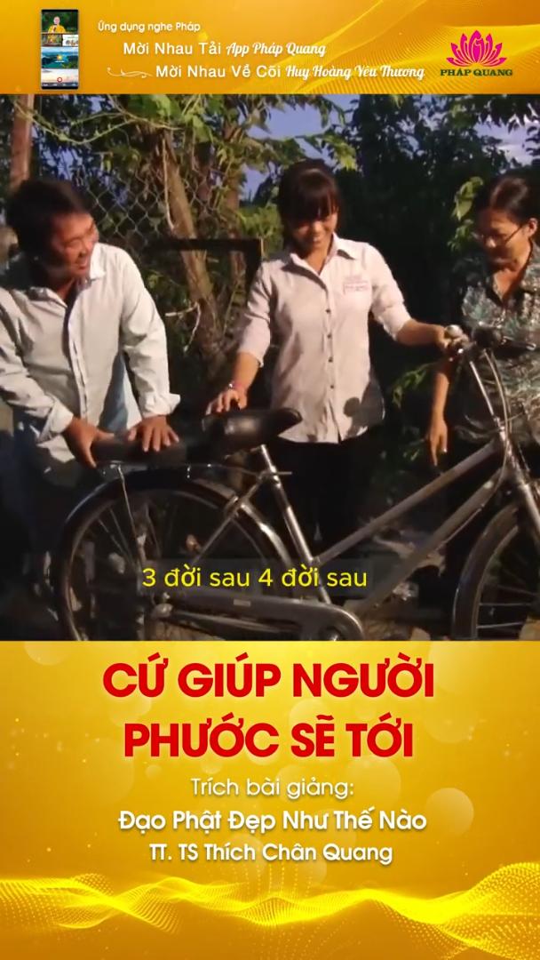 CỨ GIÚP NGƯỜI PHƯỚC SẼ TỚI