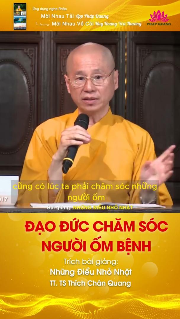 ĐẠO ĐỨC CHĂM SÓC NGƯỜI ỐM BỆNH