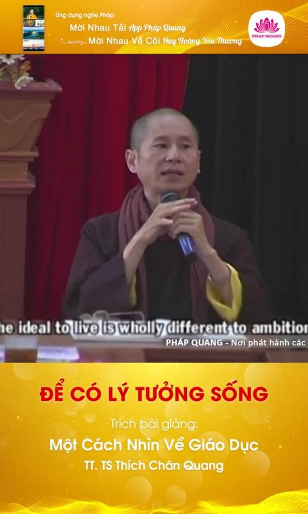 Để Có Lý Tưởng Sống