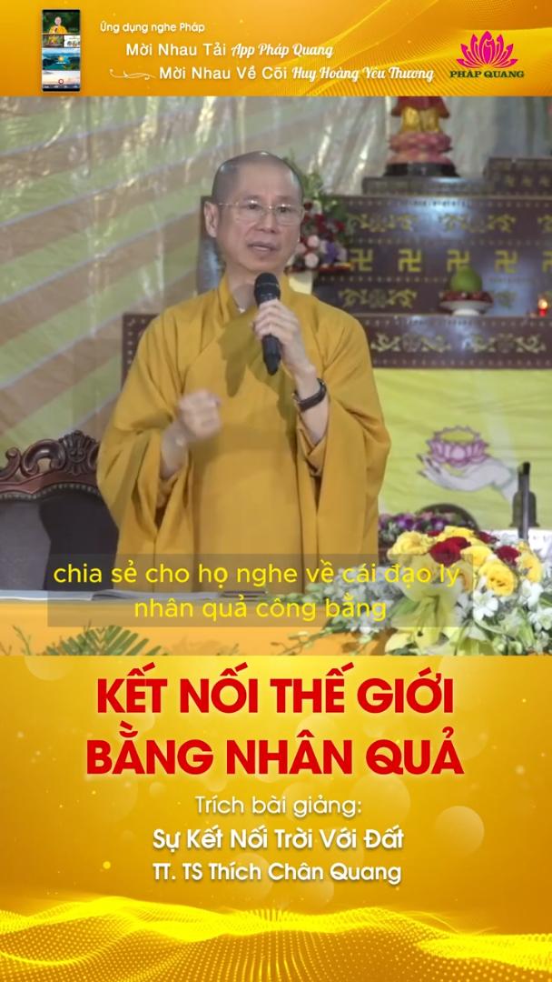 KẾT NỐI THẾ GIỚI BẰNG NHÂN QUẢ
