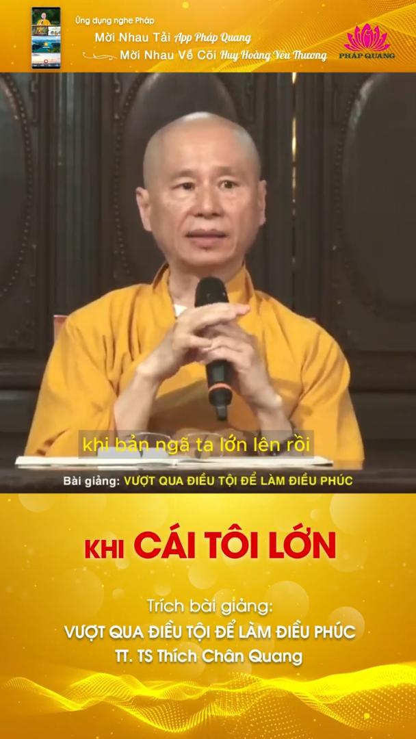 KHI CÁI TÔI LỚN