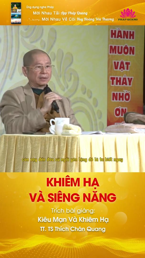 KHIÊM HẠ VÀ SIÊNG NĂNG