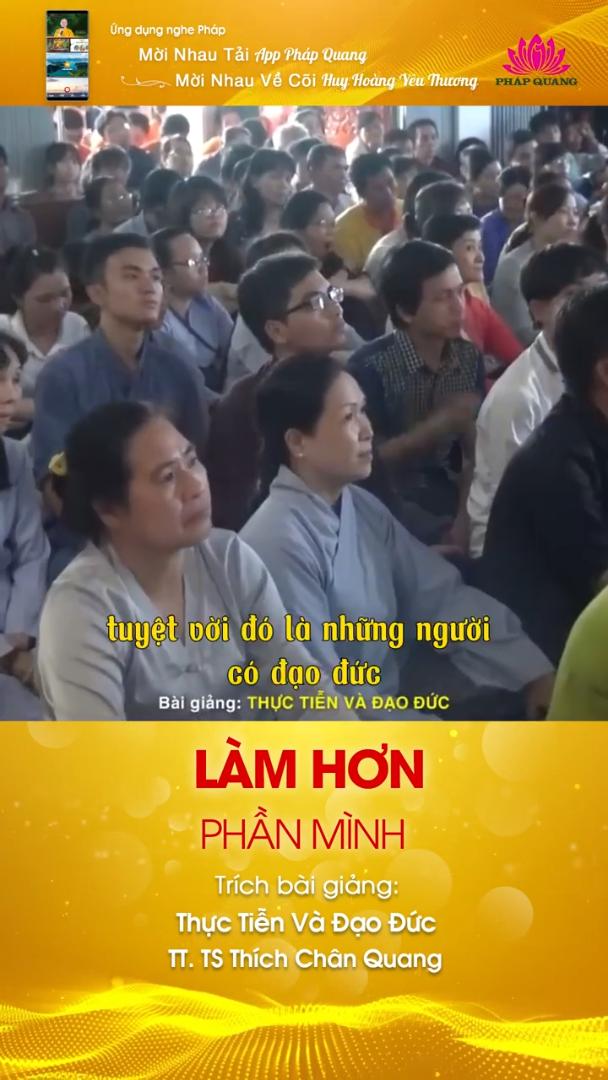 LÀM HƠN PHẦN MÌNH