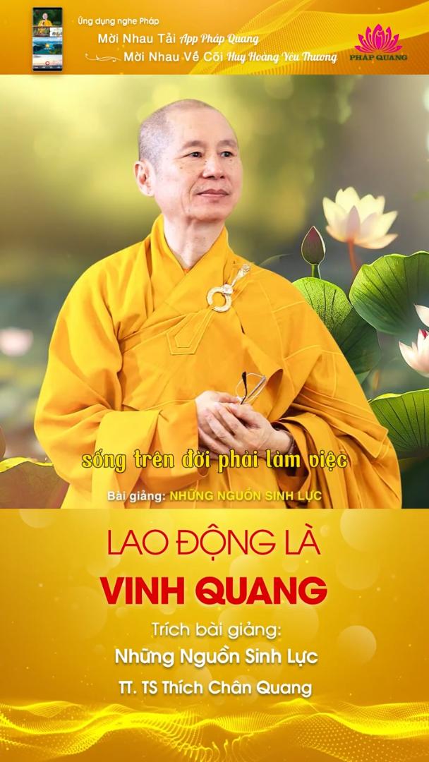 LAO ĐỘNG LÀ VINH QUANG