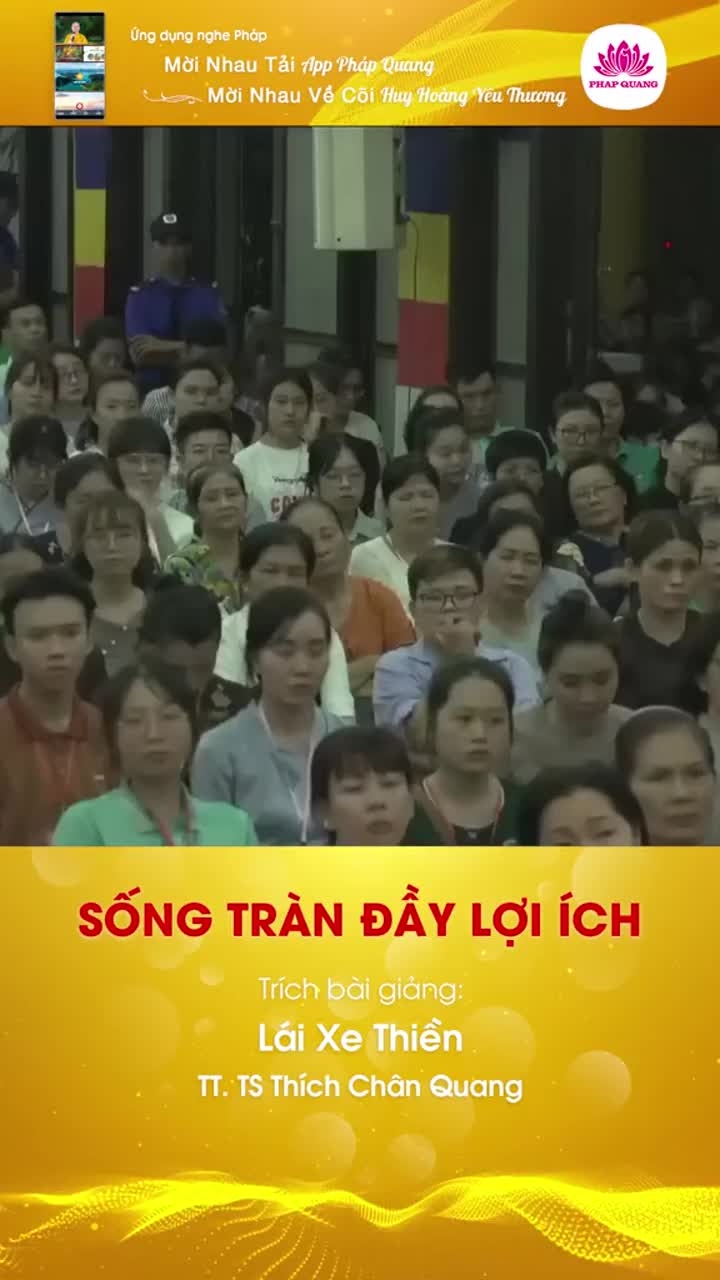 Sống Tràn Đầy Lợi Ích