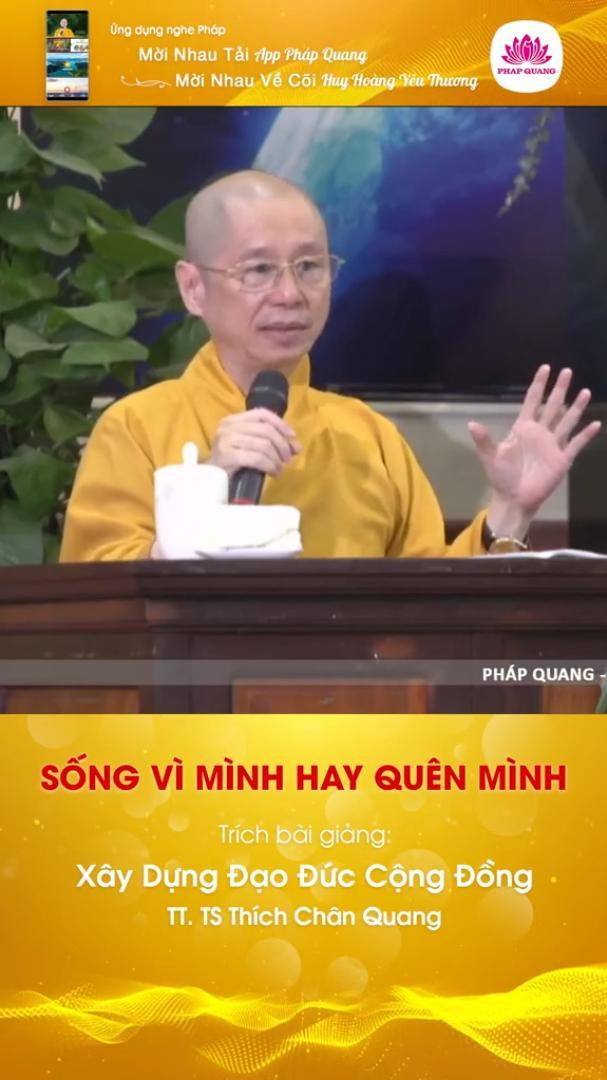 Sống Vì Mình Hay Quên Mình