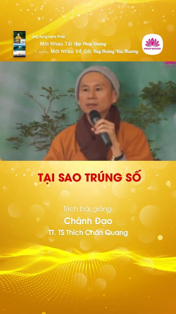 Tại sao trúng số
