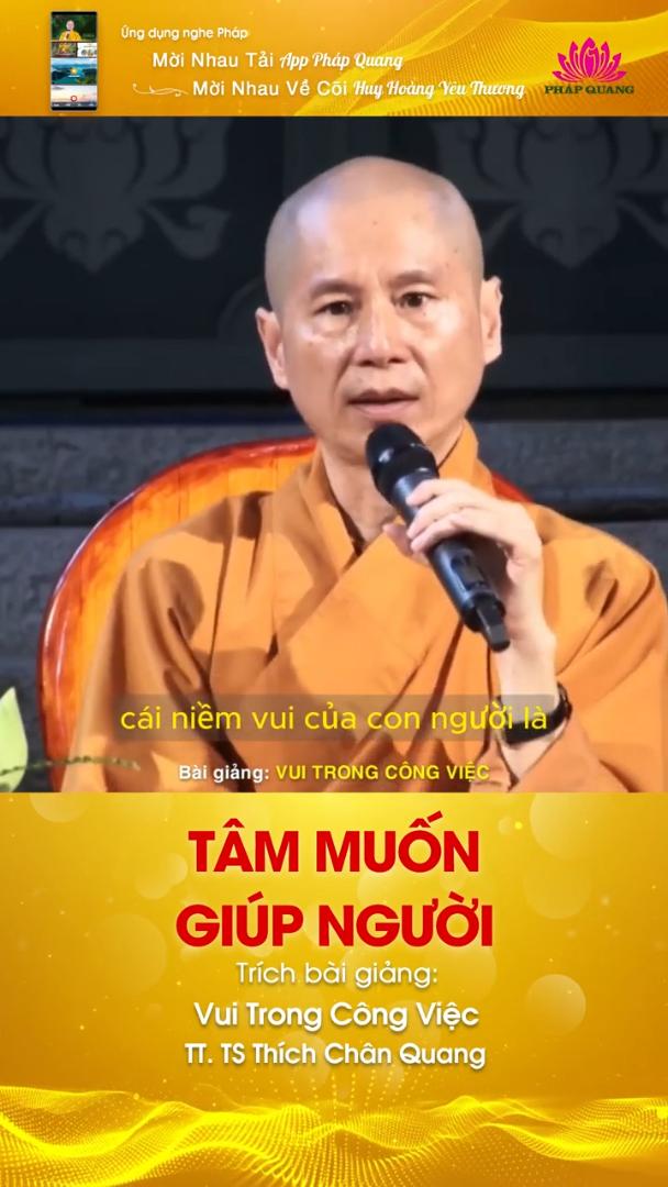 TÂM MUỐN GIÚP NGƯỜI