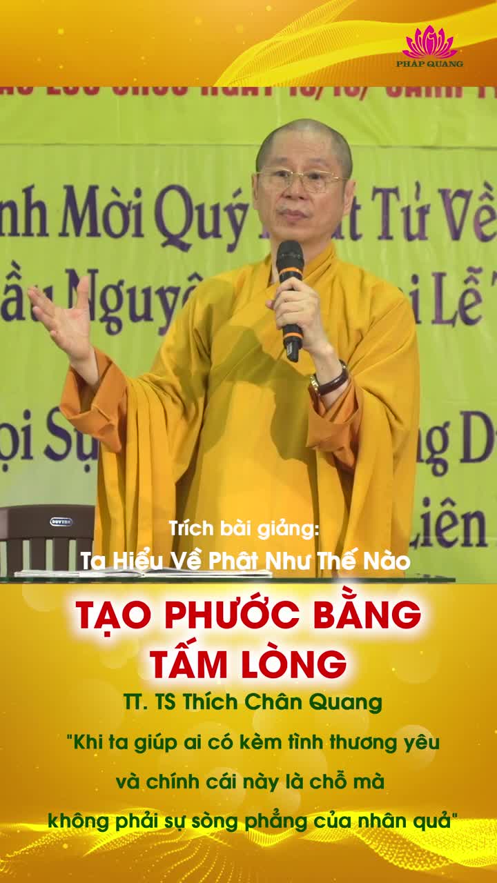Tạo Phước Bằng Tấm Lòng