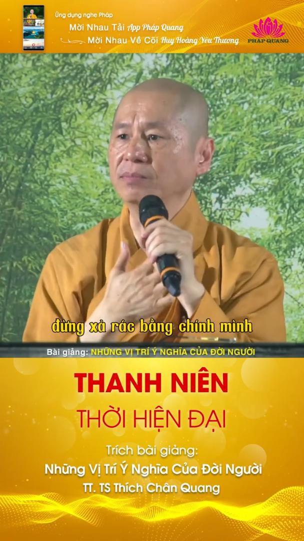 THANH NIÊN THỜI HIỆN ĐẠI