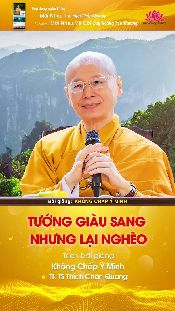 TƯỚNG GIÀU SANG NHƯNG LẠI NGHÈO