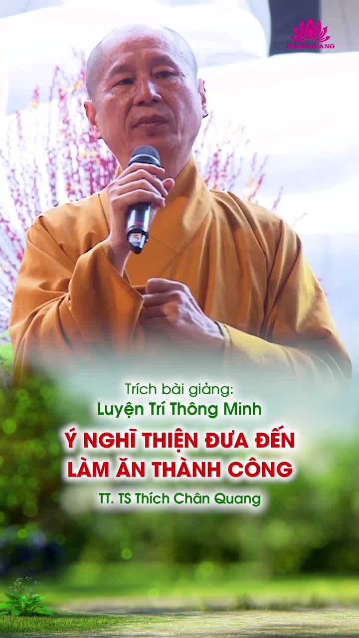 Ý Nghĩ Thiện Đưa Đến Làm Ăn Thành Công