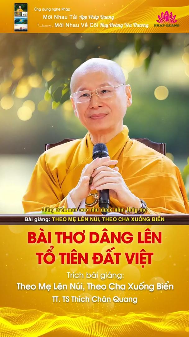 BÀI THƠ DÂNG LÊN TỔ TIÊN ĐẤT VIỆT