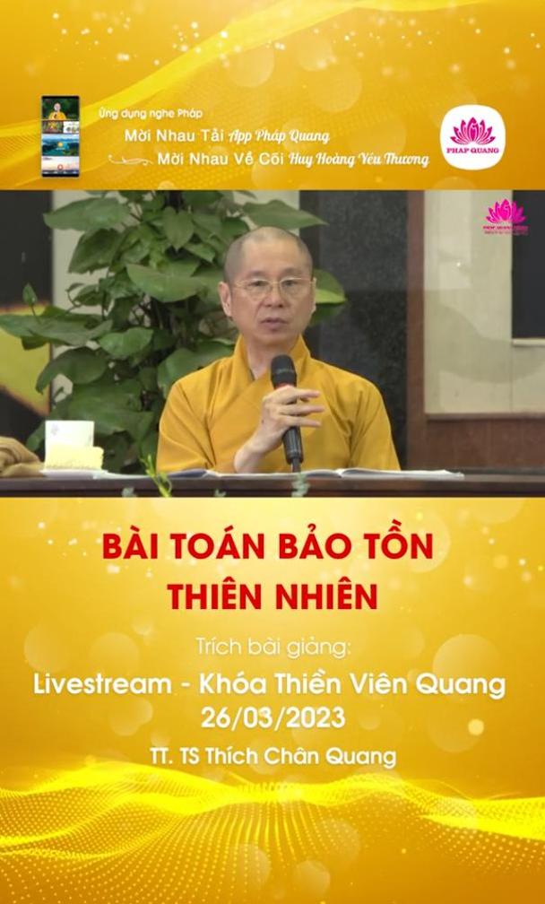 Bài Toán Bảo Tồn Thiên Nhiên