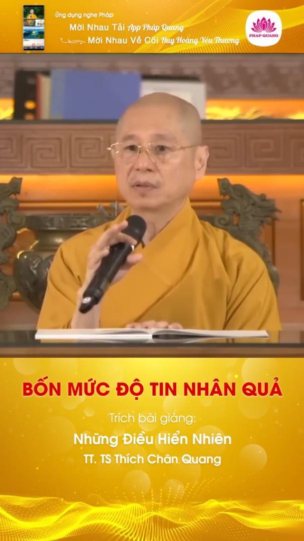 Bốn Mức Độ Tin Nhân Quả