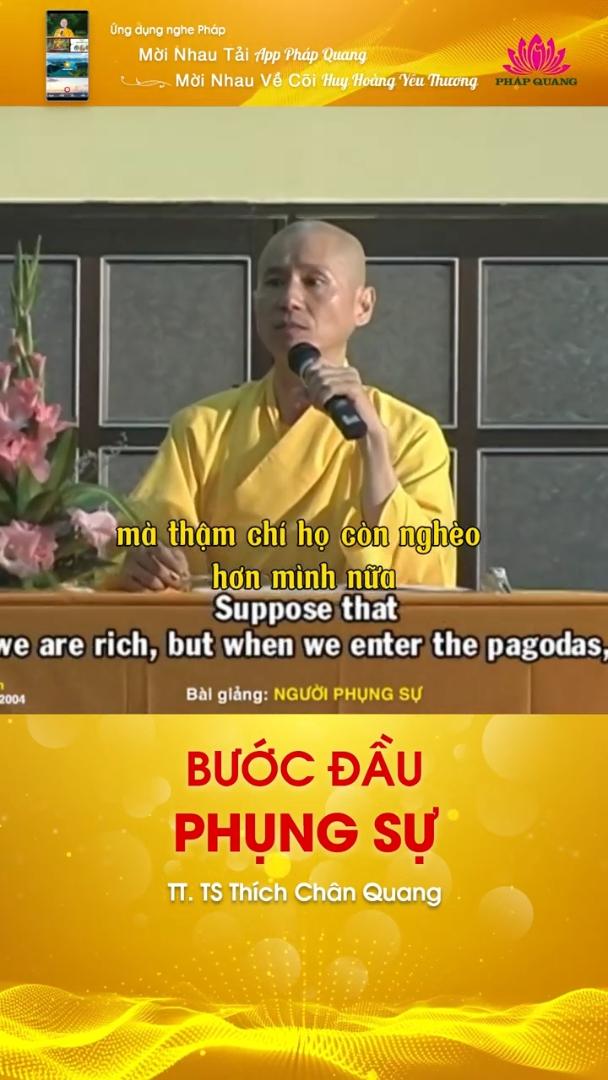 BƯỚC ĐẦU PHỤNG SỰ