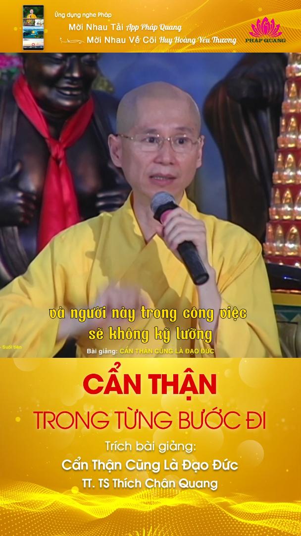 CẨN THẬN TRONG TỪNG BƯỚC ĐI