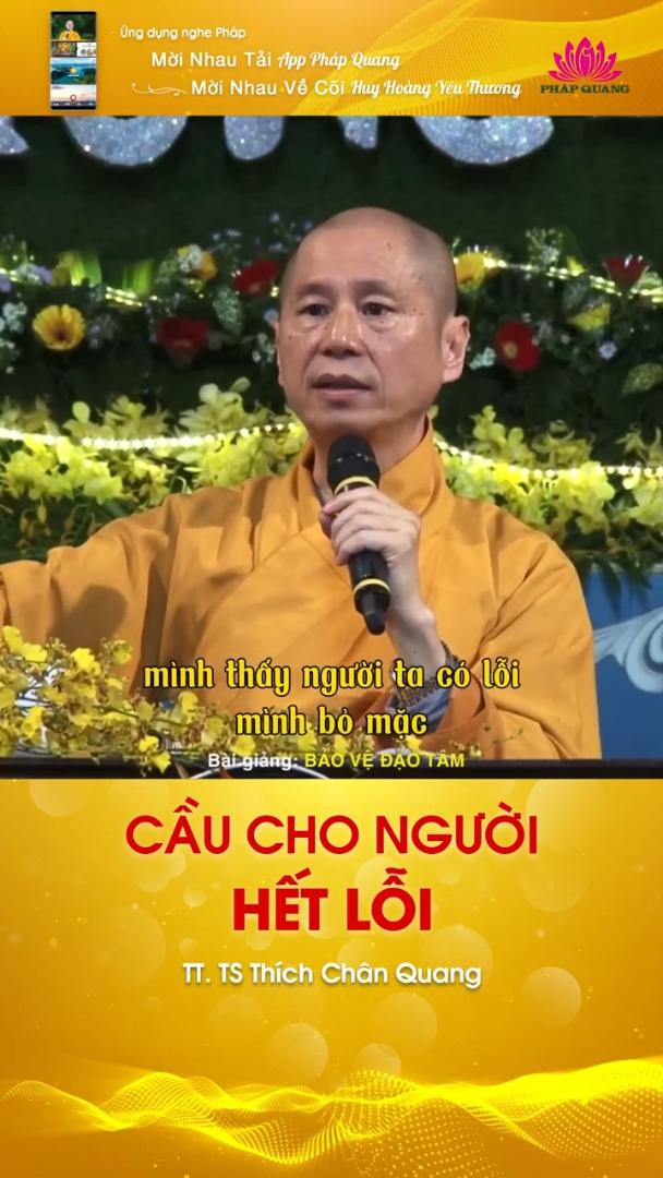 CẦU CHO NGƯỜI HẾT LỖI