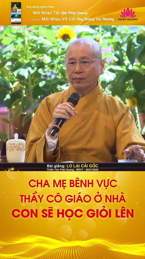 CHA MẸ BÊNH VỰC THẦY CÔ GIÁO Ở NHÀ, CON SẼ HỌC GIỎI LÊN