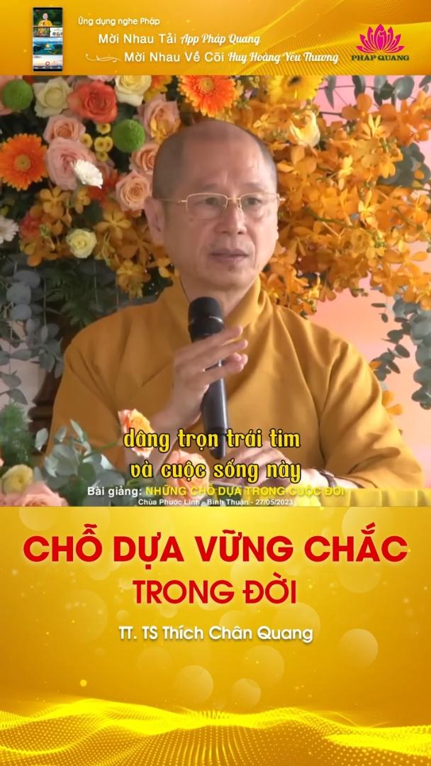 CHỖ DỰA VỮNG CHẮC TRONG ĐỜI