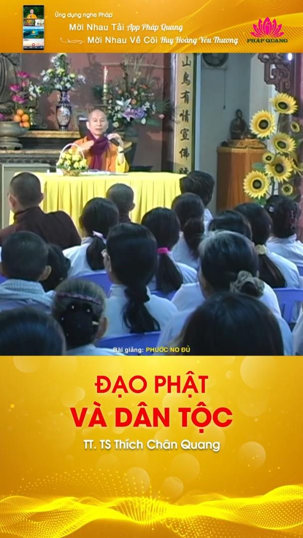 ĐẠO PHẬT VÀ DÂN TỘC