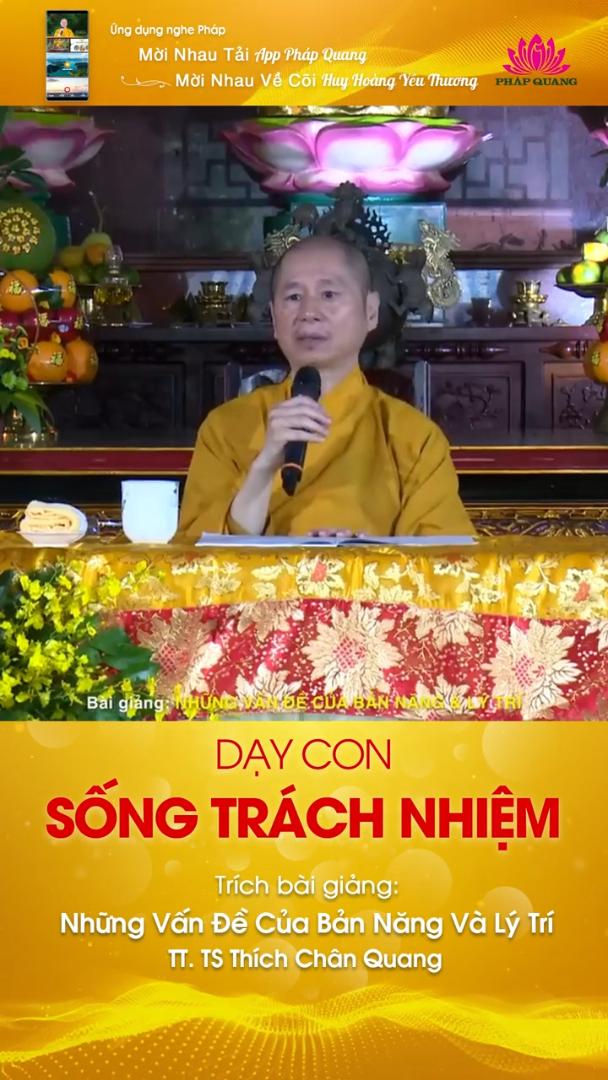 DẠY CON SỐNG TRÁCH NHIỆM