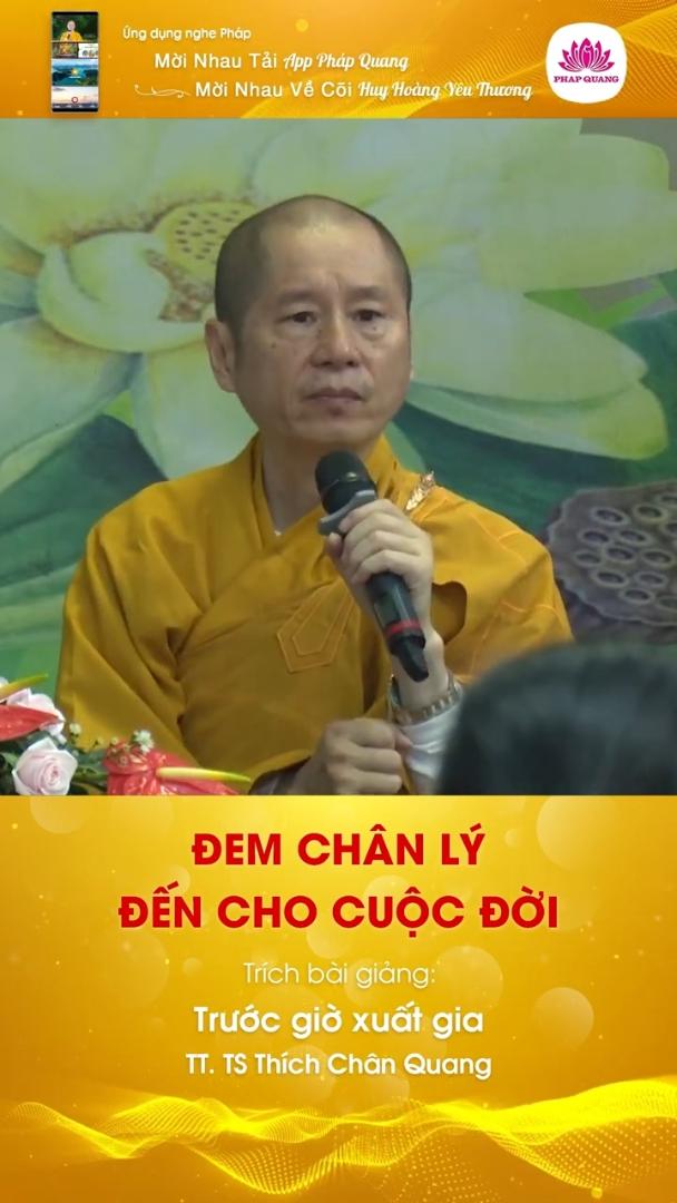 ĐEM CHÂN LÝ ĐẾN CHO CUỘC ĐỜI