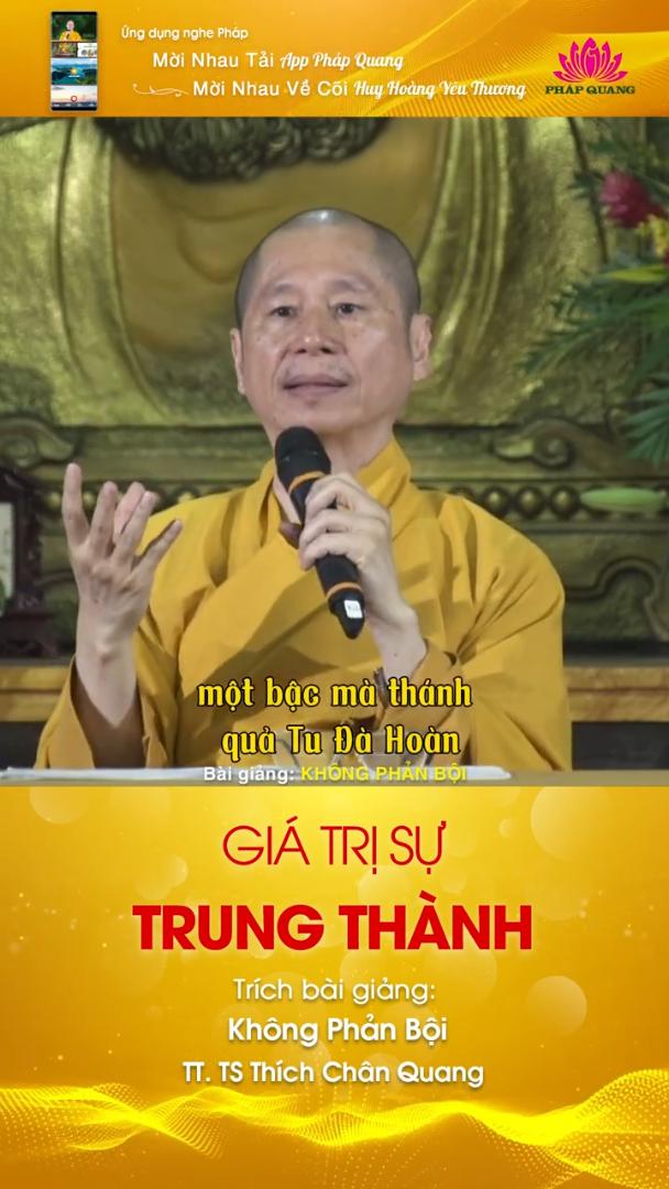 GIÁ TRỊ SỰ TRUNG THÀNH