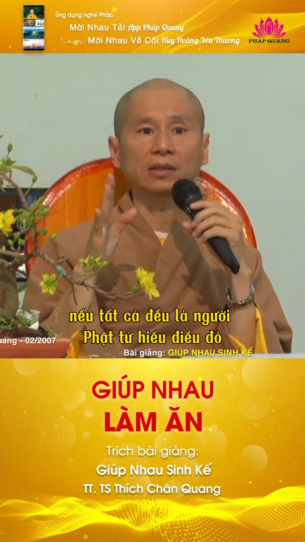 GIÚP NHAU LÀM ĂN