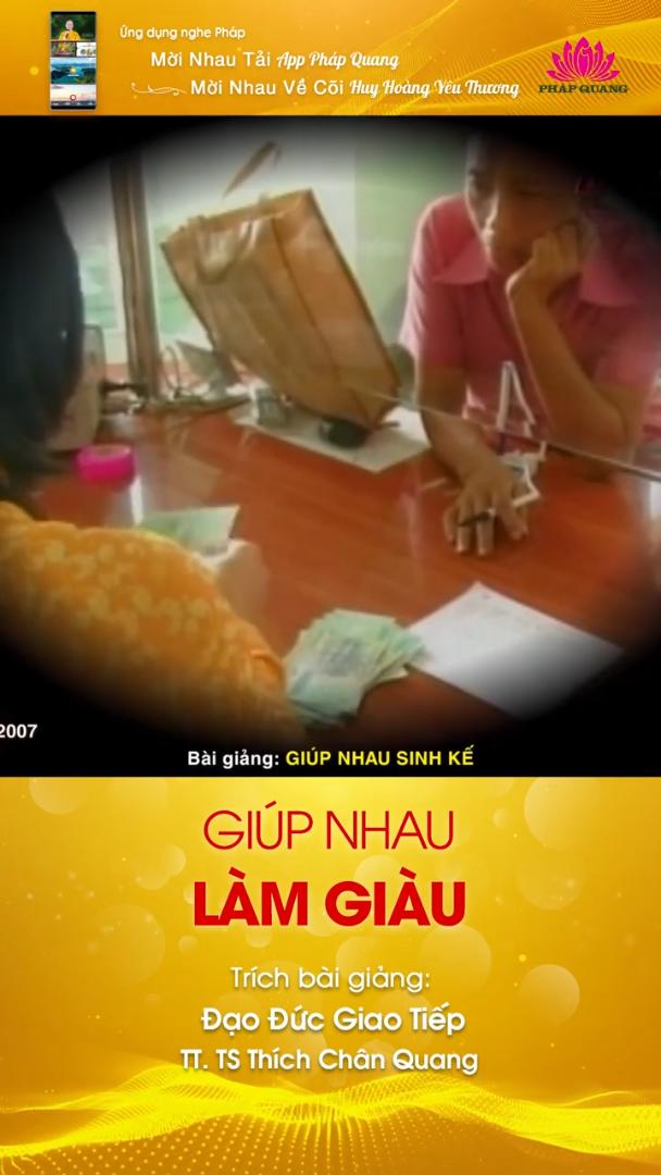 GIÚP NHAU LÀM GIÀU