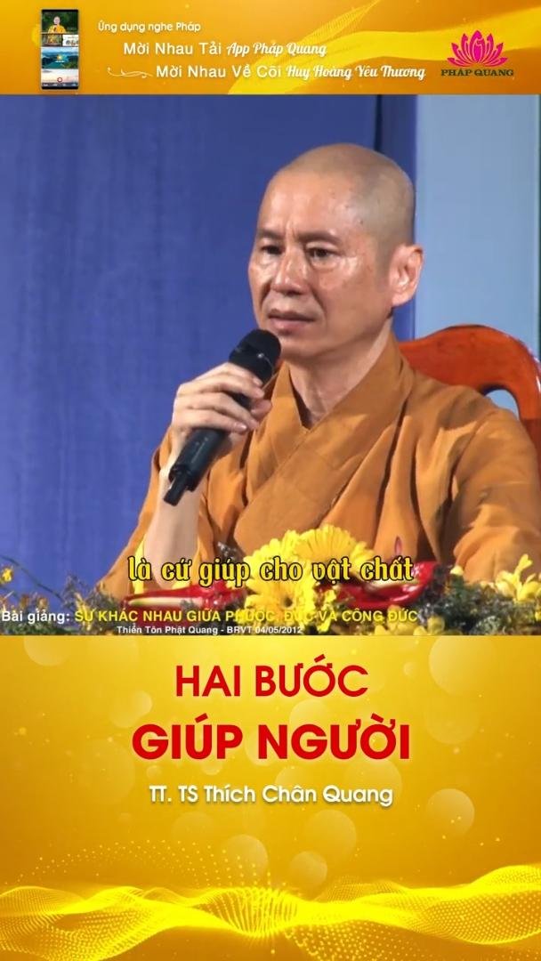 HAI BƯỚC GIÚP NGƯỜI