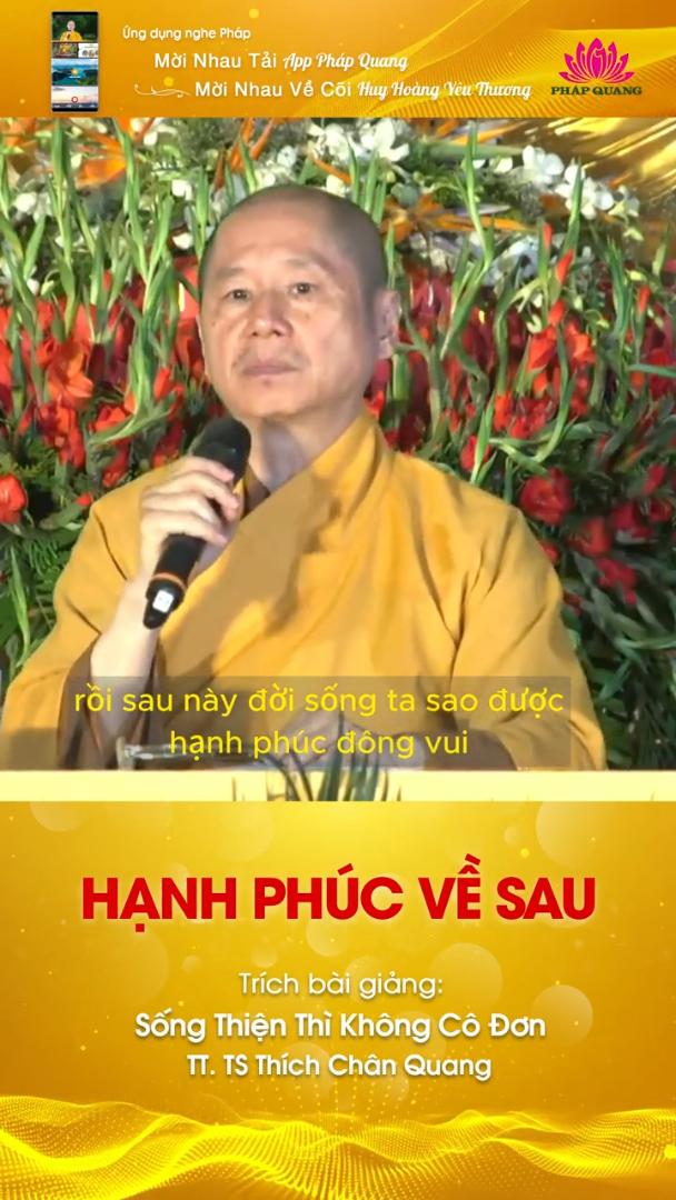 HẠNH PHÚC VỀ SAU
