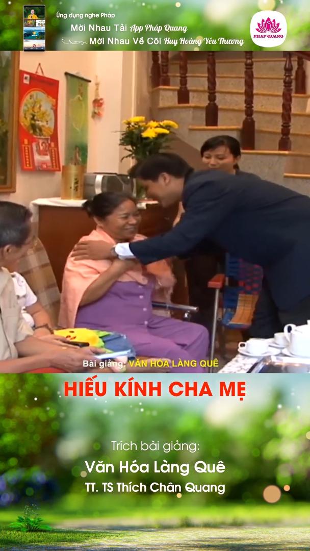 HIẾU KÍNH CHA MẸ